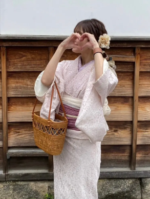 レース着物サンプル